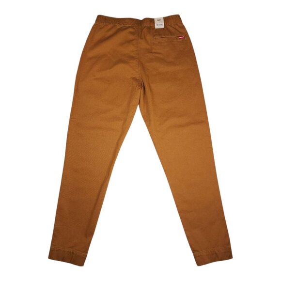Levis XX Chino Joggers Elastic Waist Drawstring Pants Tapered Leg Mens Size S - Picture 2 of 12